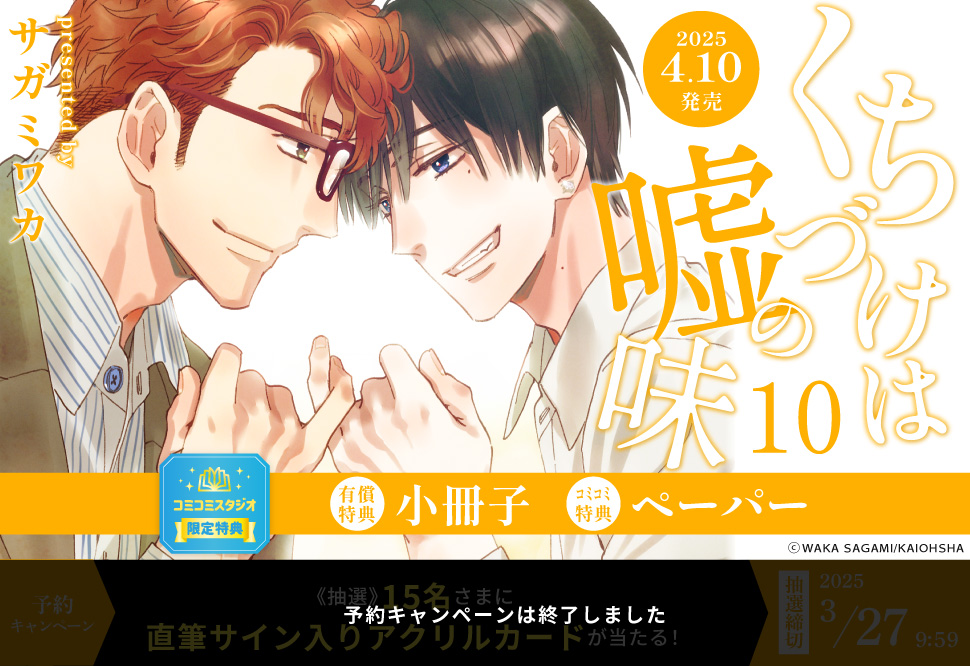 くちづけは嘘の味（10）【有償特典・小冊子】