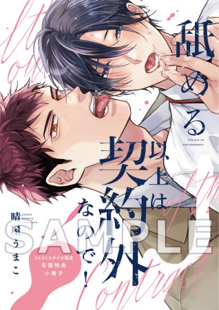舐める以上は契約外なので！【有償特典・小冊子】