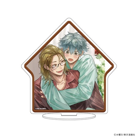 アクリルスタンド「嘘とイエローナイフ」01/浅黄旬&水飼尚A(描き下ろしイラスト)