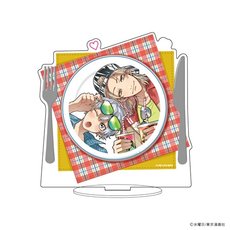 アクリルスタンド「嘘とイエローナイフ」02/浅黄旬&水飼尚B(公式イラスト)