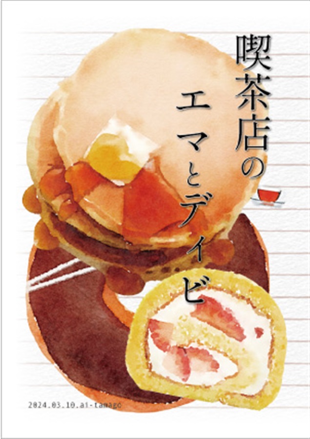 喫茶店のエマとディビ