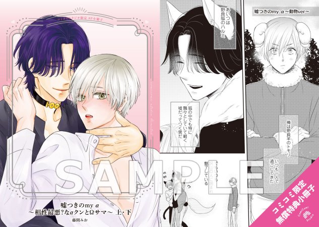 【2冊セット商品】『嘘つきのmy α～相性最悪？なαクンとΩサマ～（上）＋（下）』