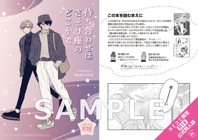 待ち合わせはさそり座のどこかで【有償特典・おとなの公式同人誌】