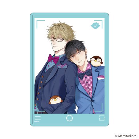 キャラクリアケース「40までにしたい10のこと」02/田中 慶司＆十条 雀(描き下ろしイラスト)