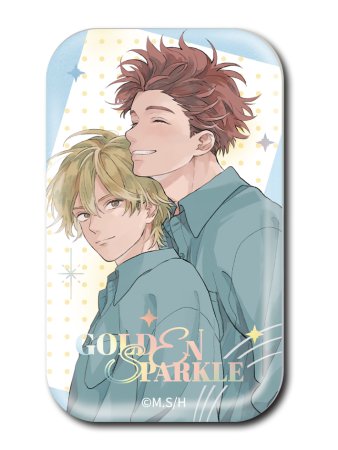ゴールデンスパークル DazzlingMomentシリーズ ペア缶バッジ A