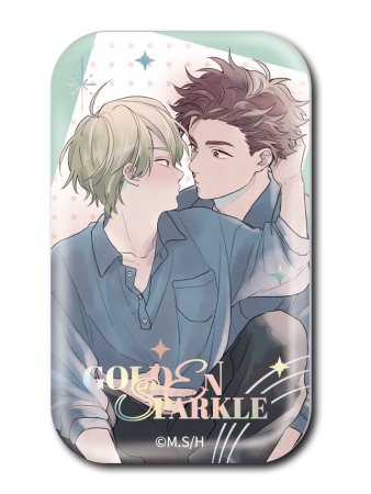 ゴールデンスパークル DazzlingMomentシリーズ ペア缶バッジ B