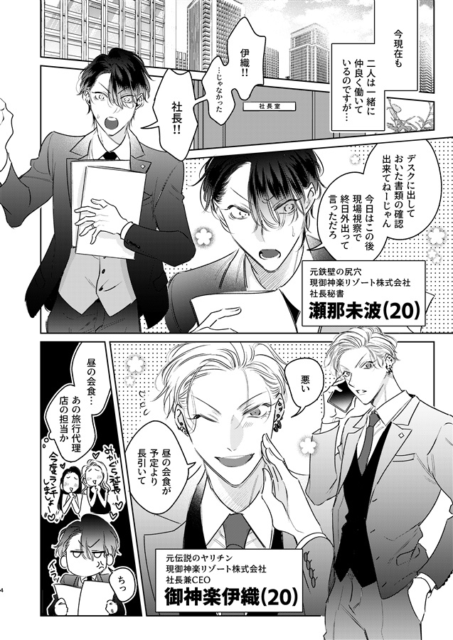 御神楽社長と瀬那社長秘書の絶対最優先且つ最重要任務
