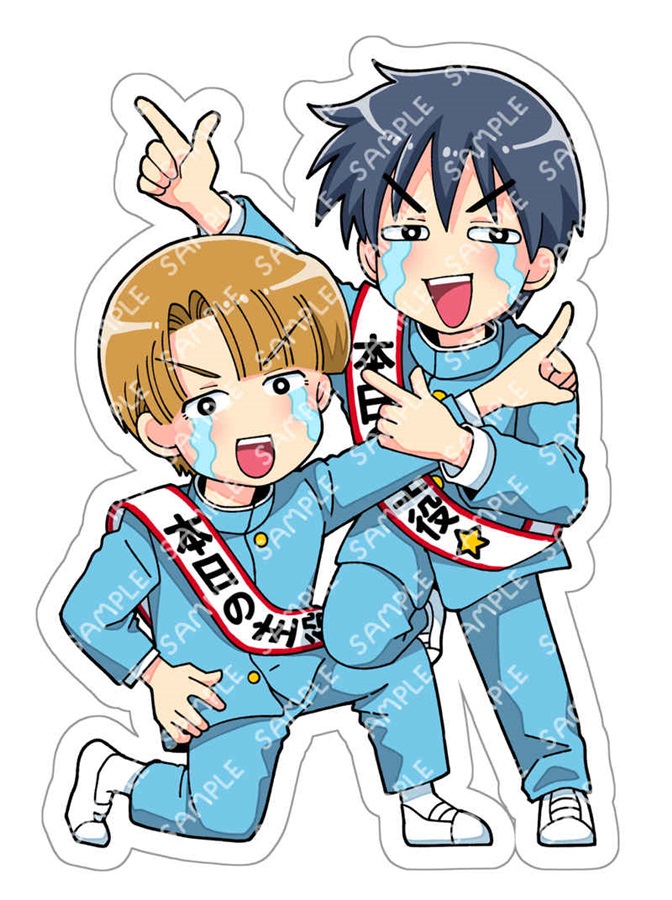 【同人グッズ】アクリルスタンド「モブ山A治とモブ谷C郎」