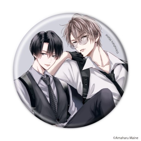缶バッジ「イケないエリートΩは淫らにとろける」01/コンプリートセット(全5種)(公式&描き下ろしイラスト)