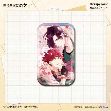 「シークレット×××」TrueShotシリーズ スクエア缶バッジ C
