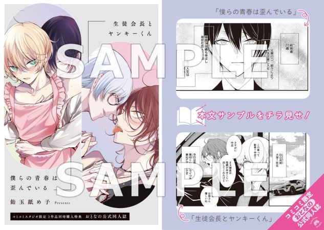 【2冊セット商品】『生徒会長とヤンキーくん 通常版』＋『僕らの青春は歪んでいる通常版』【2冊セット有償特典・おとなの公式同人誌】