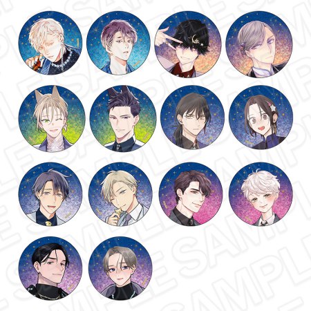 GUSH in Starry Night 23周年記念展 ホログラム缶バッジ(ランダム・全14種)