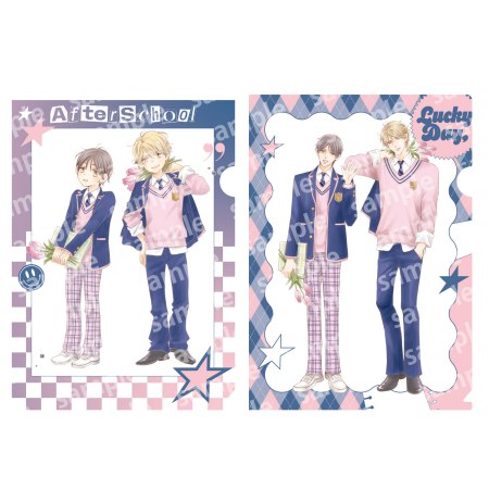 クリアファイルセット　PINK/NAVY TRAD. CLUB ver.　タクミくんシリーズ