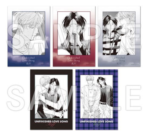 阿古多先生「出来損ないのラブソング Riff」発売記念グッズ　トレーディングでかチェキ風カード（全5種）