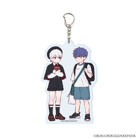 デカアクリルキーホルダー「吸血鬼と人間のBL」02/レア・スネークアイ&獅子神流貴(公式イラスト)