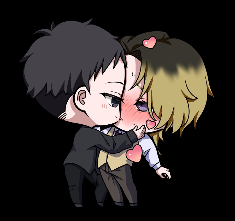 【同人グッズ】茜さんと岳くんのラブラブアクスタ