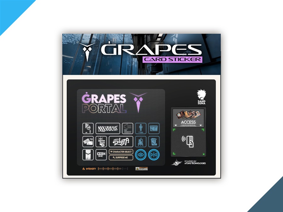 【同人グッズ】Grapesポータル ICカードステッカー