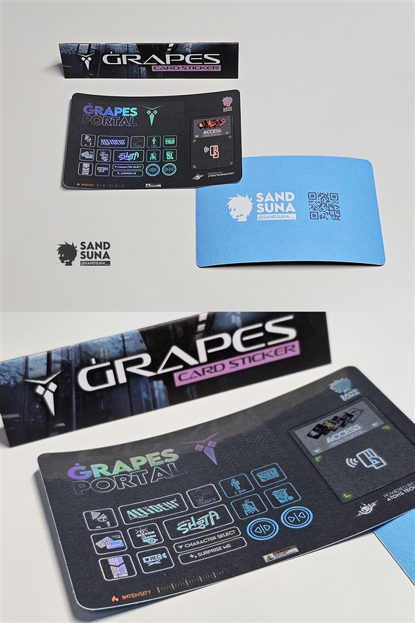 【同人グッズ】Grapesポータル ICカードステッカー